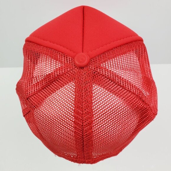 IBM Vintage Snapback Trucker Hat Solution Builder Corded Mesh Foam Cap Unworn - Picture 12 of 13